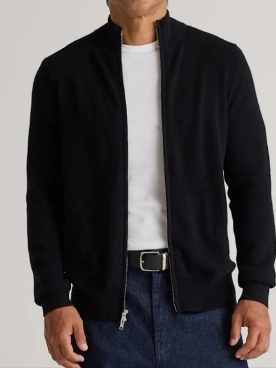 Quince Other - Quince Mongolian Cashmere Full Zip Sweater - S